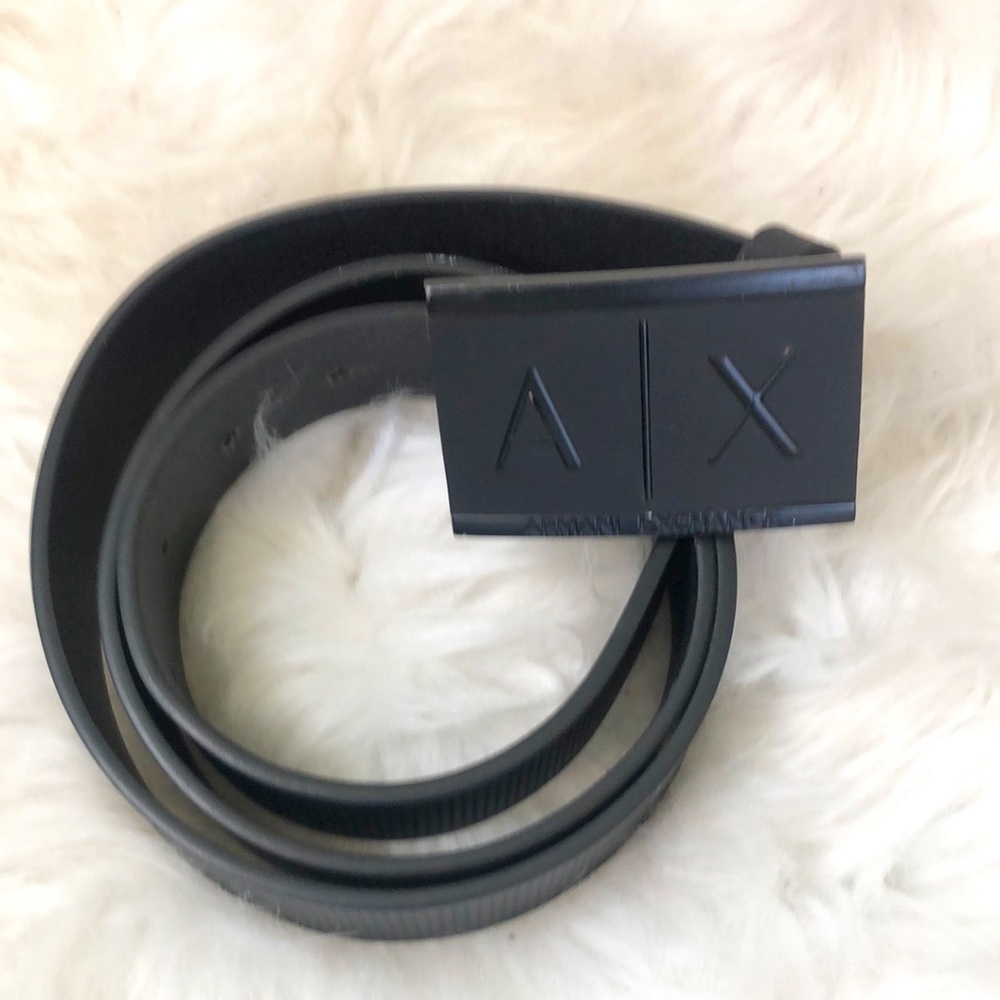 Armani Exchange Men's Classic Belt-Black-Sz 34